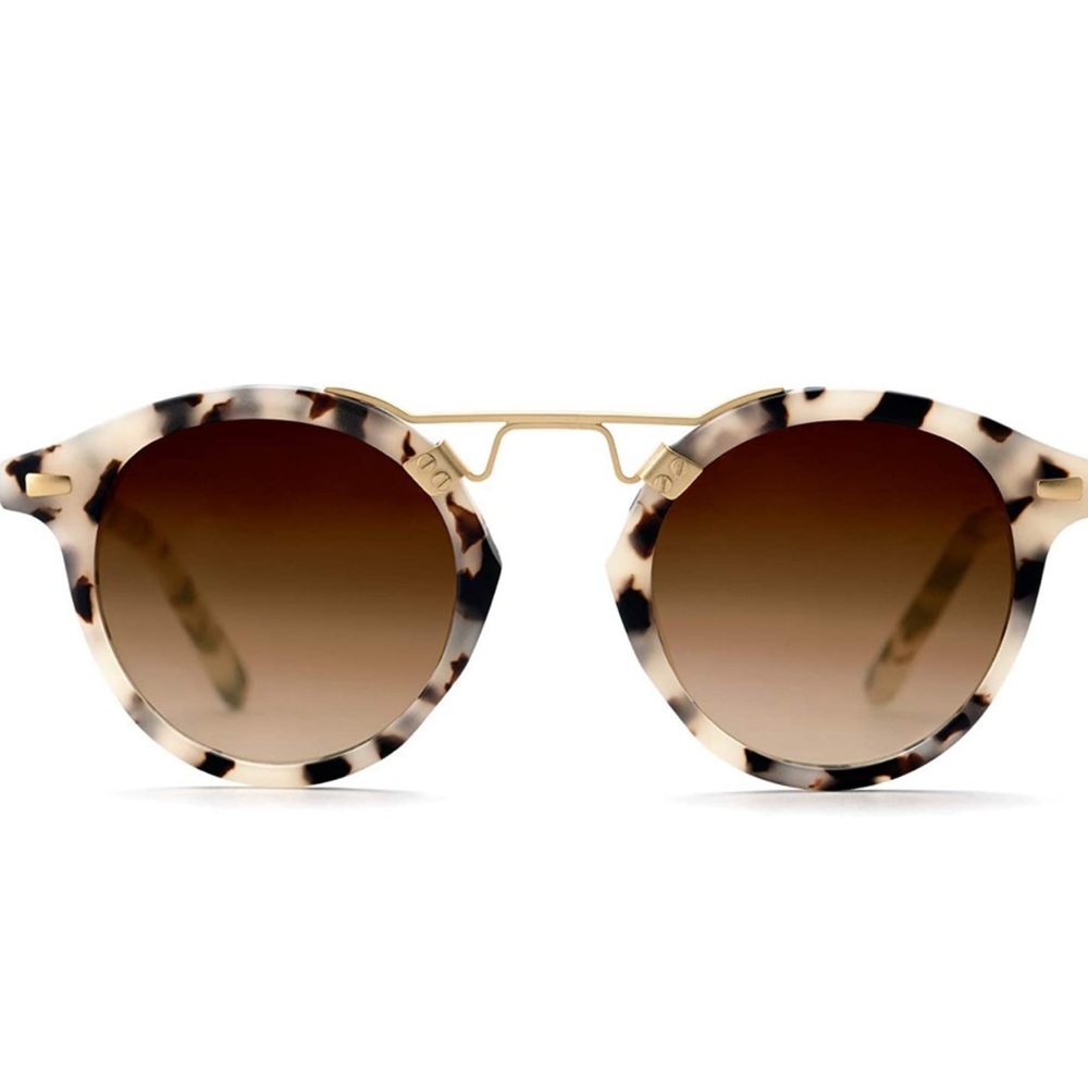 Round Sunglasses, St. Louis Matte Oyster